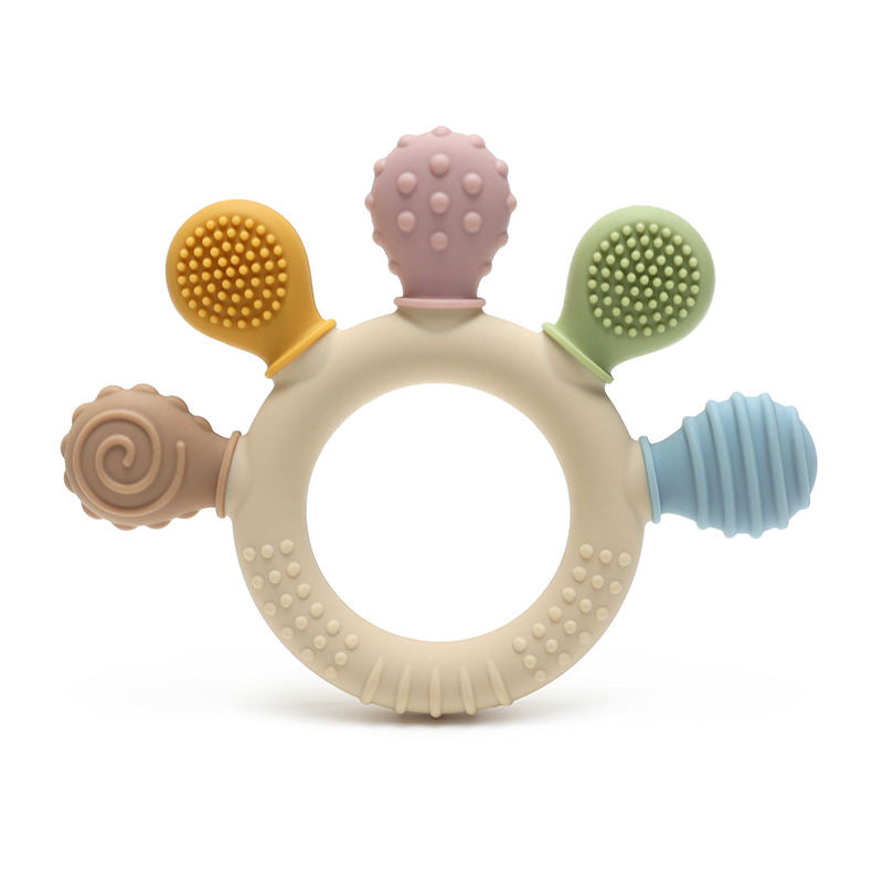 Baby Soothing Teething Baby Teethers Chew Toy Food Grade Silicone