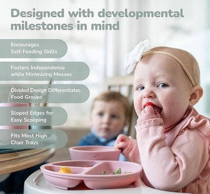 Feeding Set BPA Free - 10 pcs Silicone Baby Set