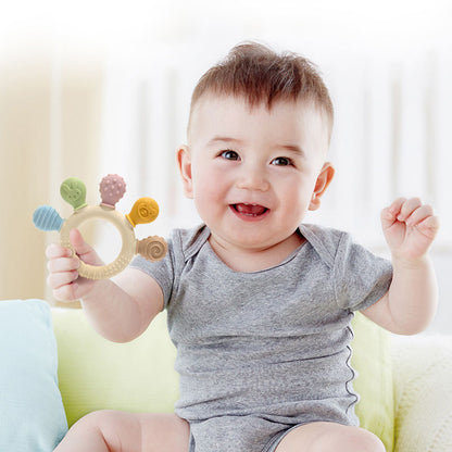 Baby Soothing Teething Baby Teethers Chew Toy Food Grade Silicone